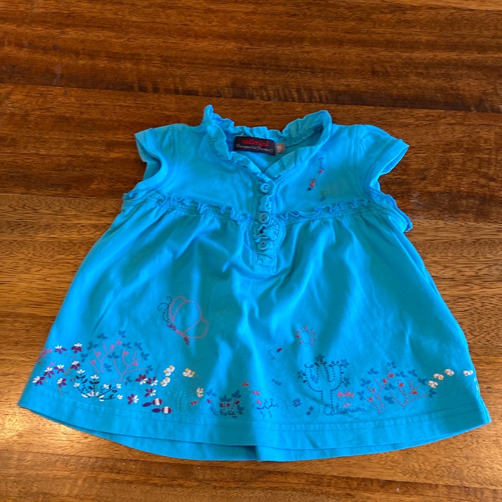 Little Girls Catimini Short Sleeve Tunic Tee